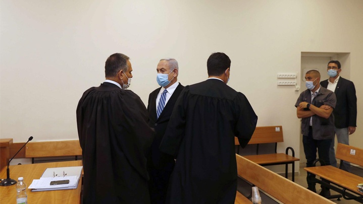 نتنياهو يمثل أمام المحكمة تحت حراسة مشددة
