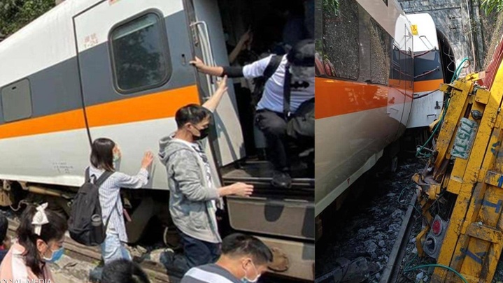 عشرات القتلى بحادث قطار في تايوان