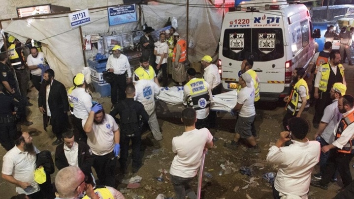44 قتيلاً بين الحريديم بانهيار مدرج خلال احتفال قرب صفد