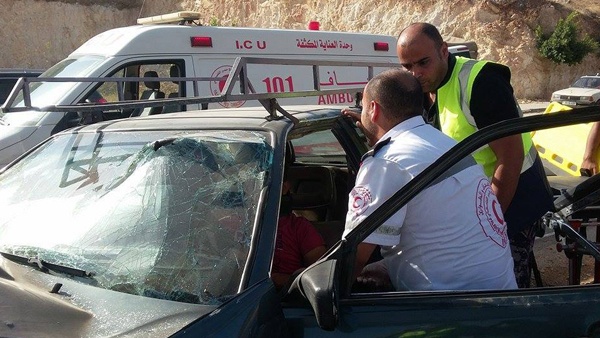 إصابة شابين بحادث ذاتي في طوباس