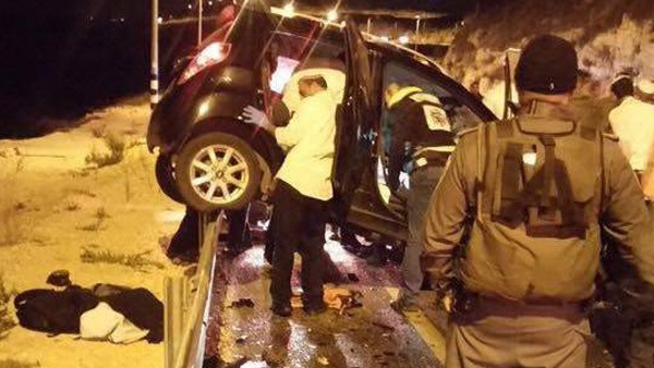 وفاة فلسطيني وإصابة مستوطنين بحادث سير شرق رام الله