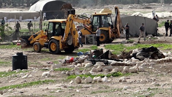 الاحتلال يهدم 4 منشآت زراعية في نابلس خلال آذار