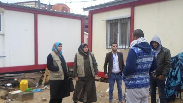 المرأة العاملة تشكل لجنة طوارئ لأهالي كرفانات الحرب الأخيرة