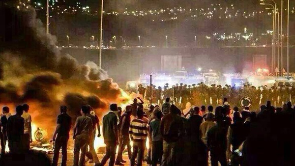 اعتقال 110 متظاهرين من مسيرات الغضب بالداخل